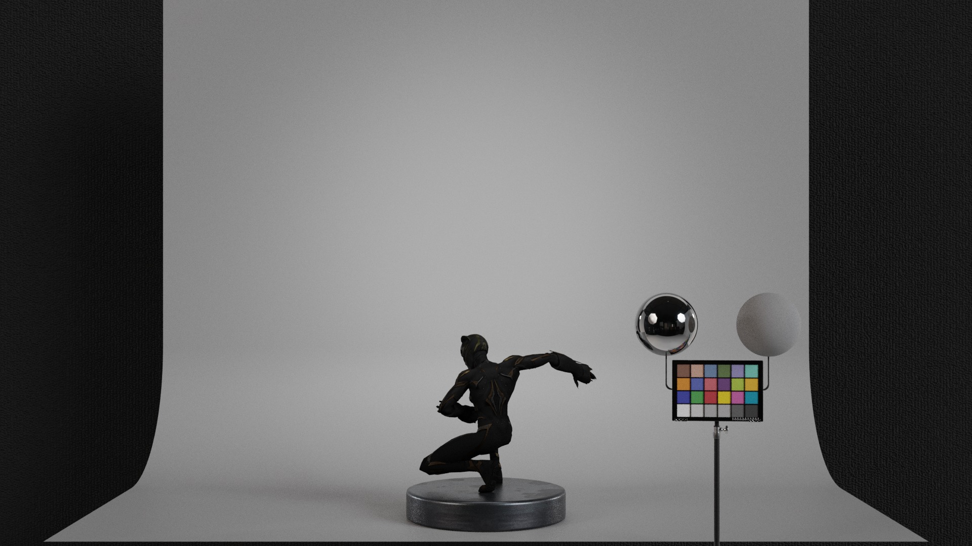 Black Panther - Shuri Low-poly 3D model_14