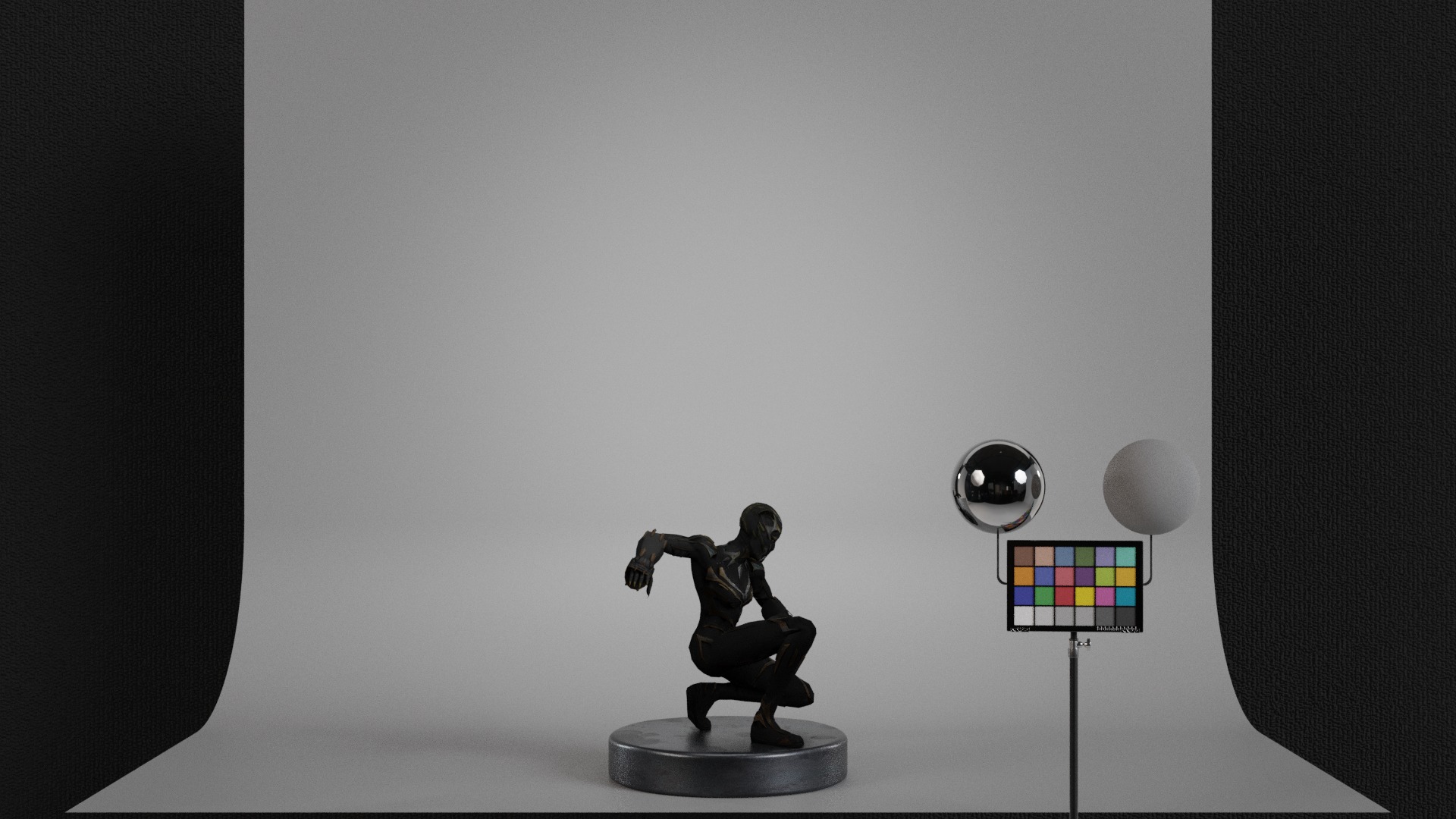 Black Panther - Shuri Low-poly 3D model_11