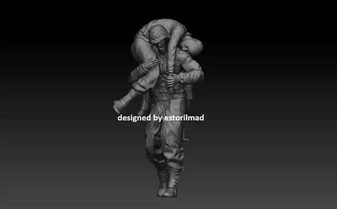 WW2 AMERICAN SOLDIER RESCUE V1