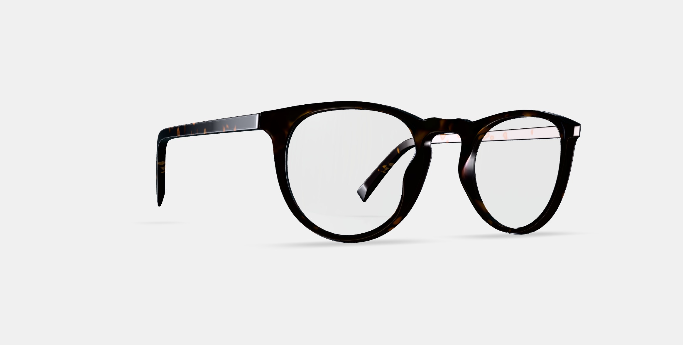 Haskell Low Bridge Fit Eyeglasses in Whiskey Tortoise 3D model_9