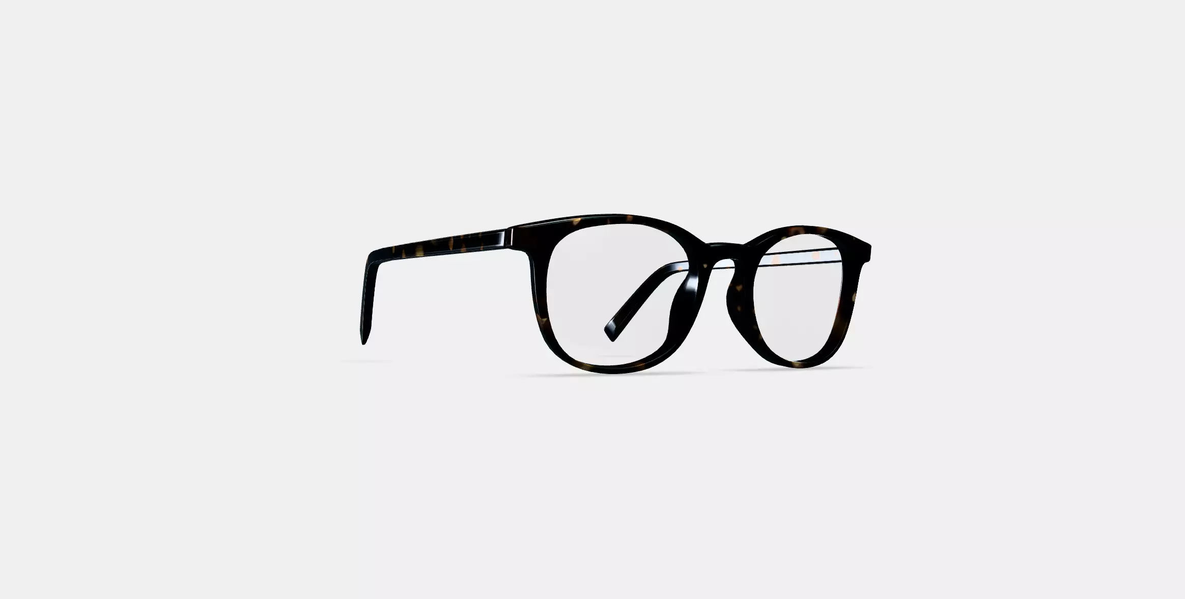 Durand Low Bridge Fit Eyeglasses in Whiskey Tortoise 3D model_0