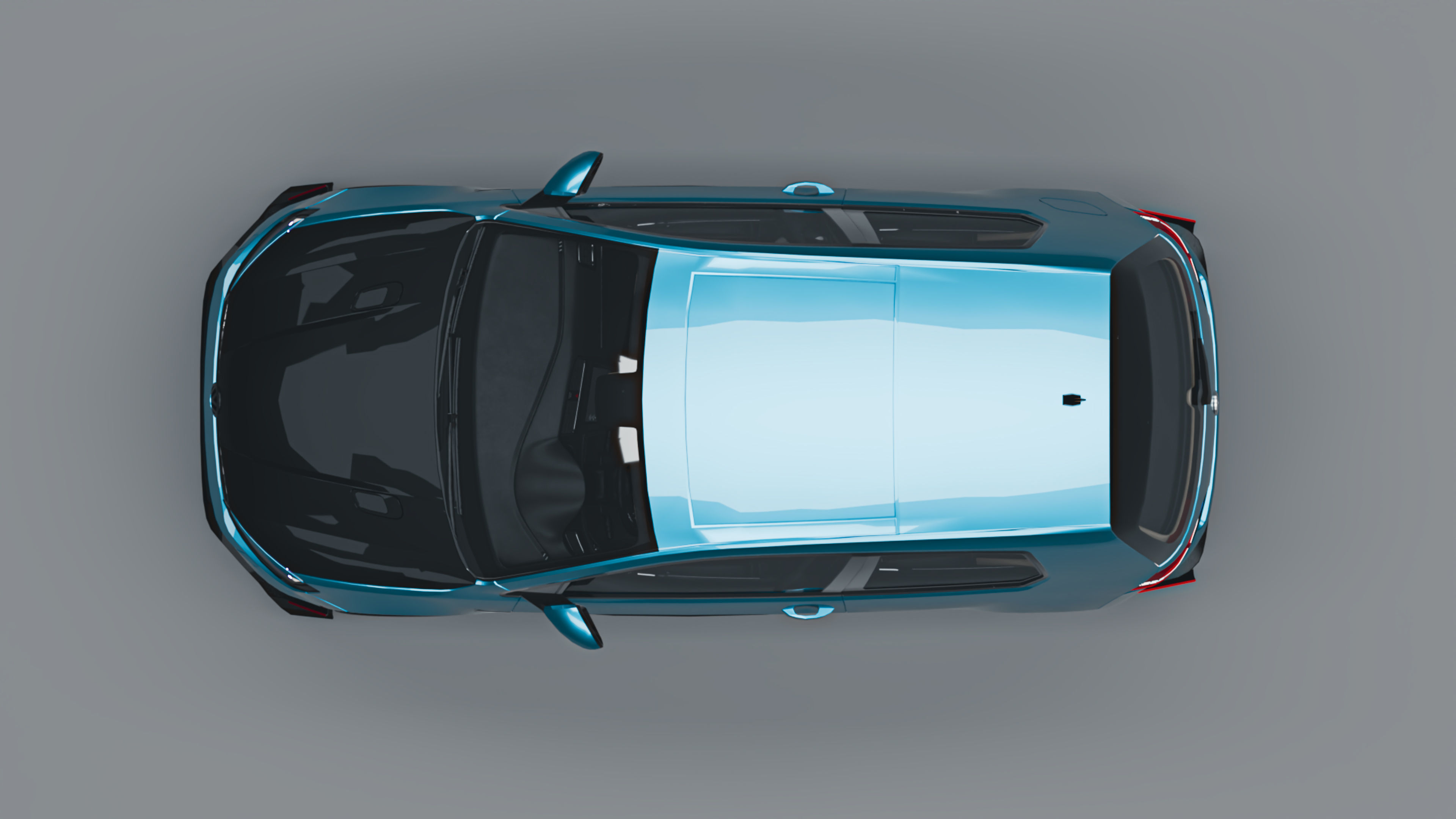 Volkswagen Golf VII GTD Low-poly 3D model_6