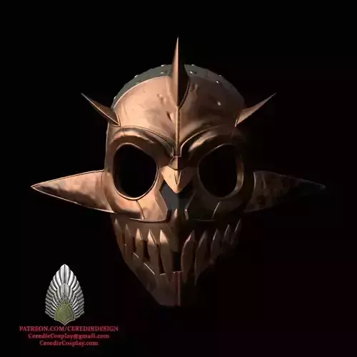 Gaudrim Helmet Rings of power 3D DIGITAL DOWNLOAD 3D print model