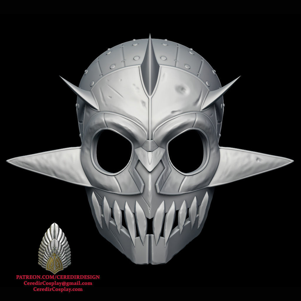 Gaudrim Helmet Rings of power 3D DIGITAL DOWNLOAD 3D print model_6