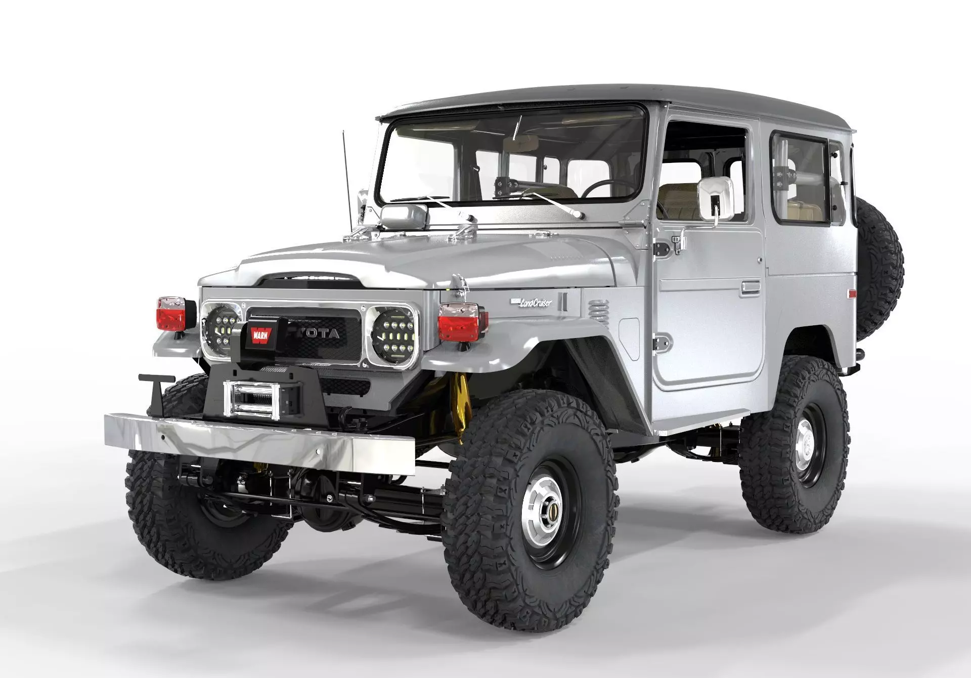 Toyota Fj40 1980 Custom Desing OBJ 3D model_0