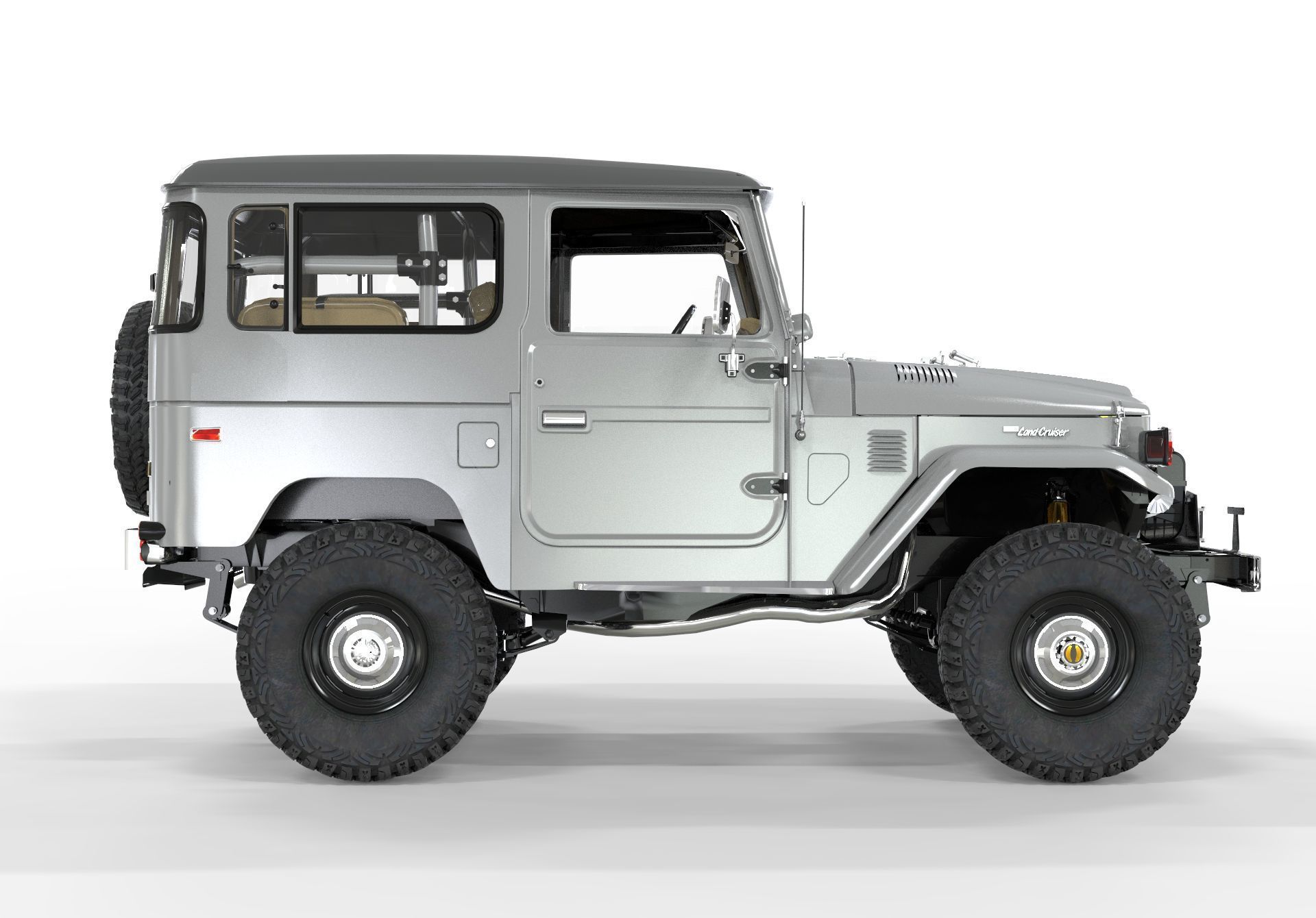 Toyota Fj40 1980 Custom Desing OBJ 3D model_2