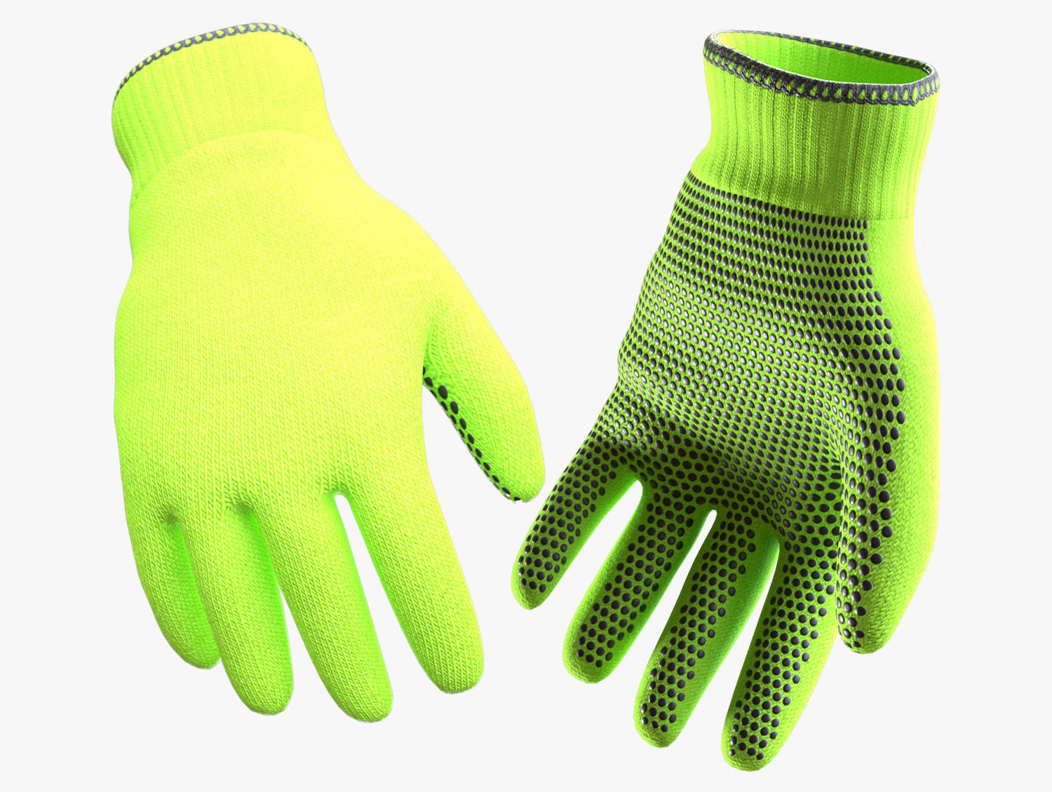 Working Gloves 130 - All MH Bodies - UE5 Skeletons - Rigged Low-poly 3D model_3