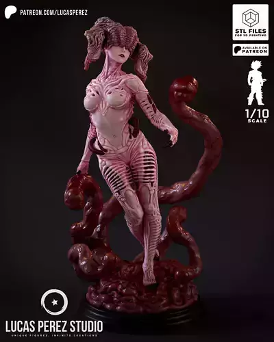 ZHYREL DARK BEAUTY 3D print model