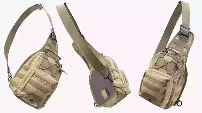 Tactical Shoulder Bag 129 - All MH Bodies-UE5 Skeletons - Rigged