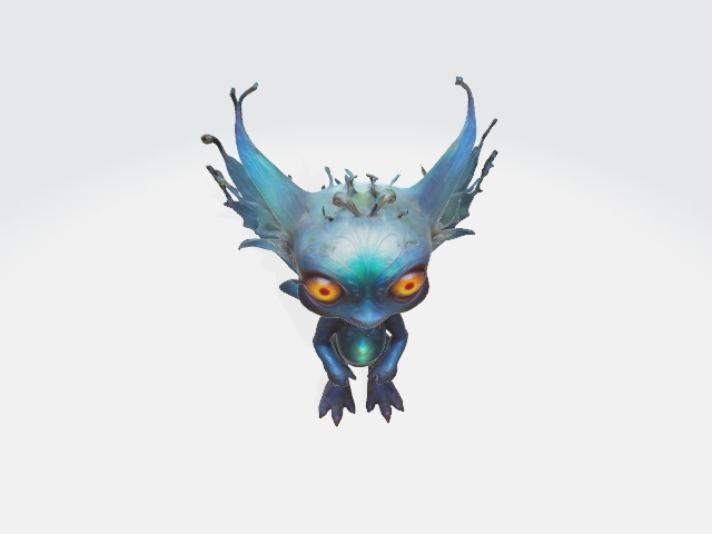 Fantasy creature 3D model_3