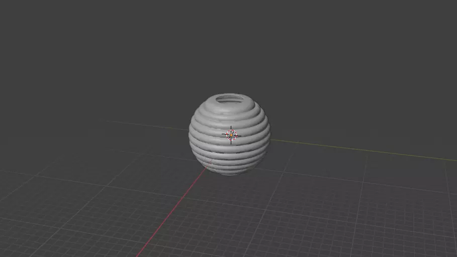 Vaso em formato de bola Free 3D model_0