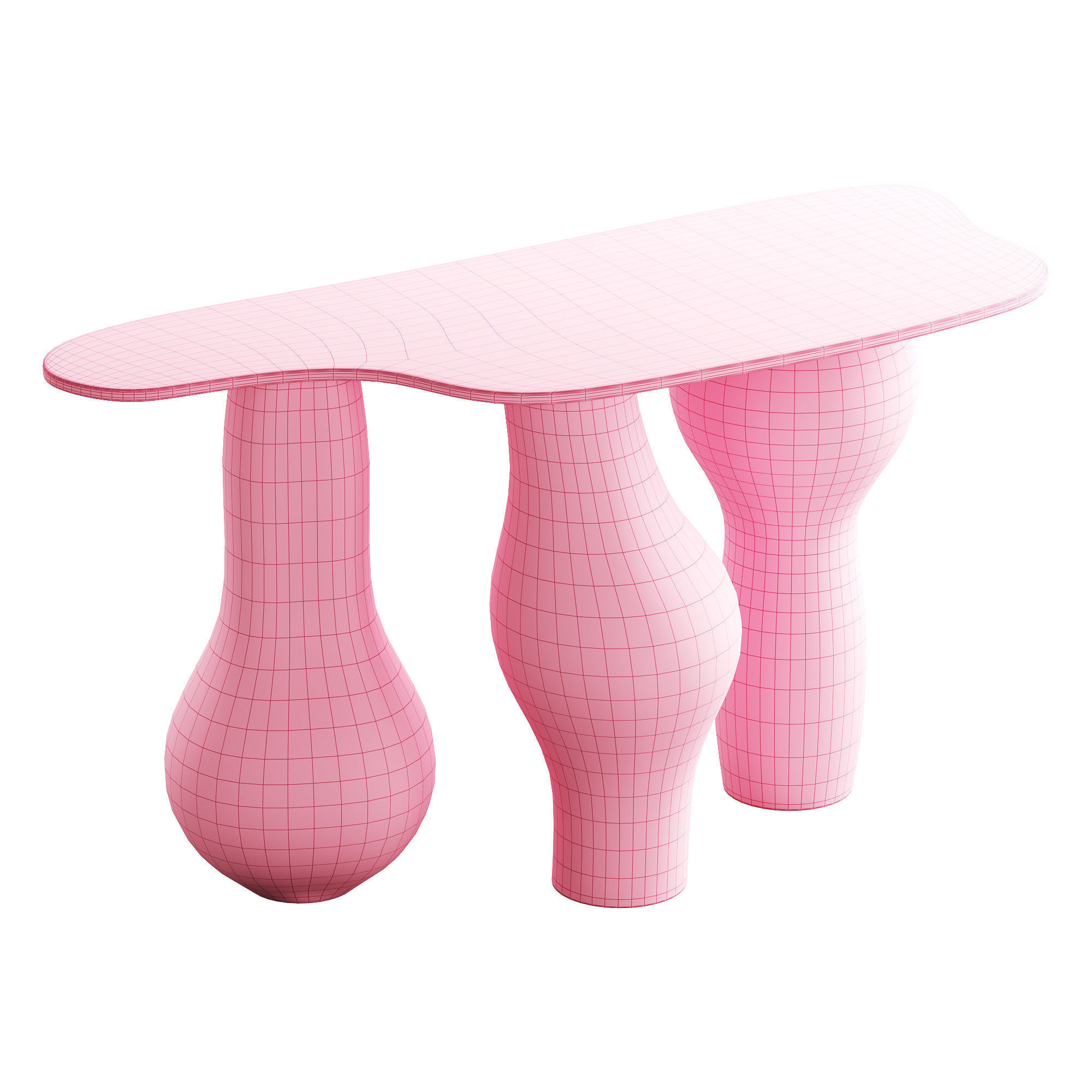 491 console table Altar Console 54 by Agnes studio 3D model_5