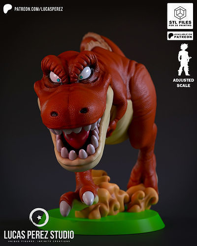 REX CHIBI 3D print model