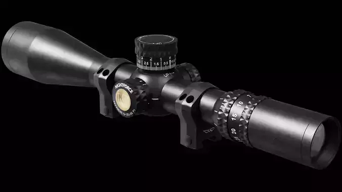 Nightforce ATACR 7-35x54mm F1 Low-poly 3D model