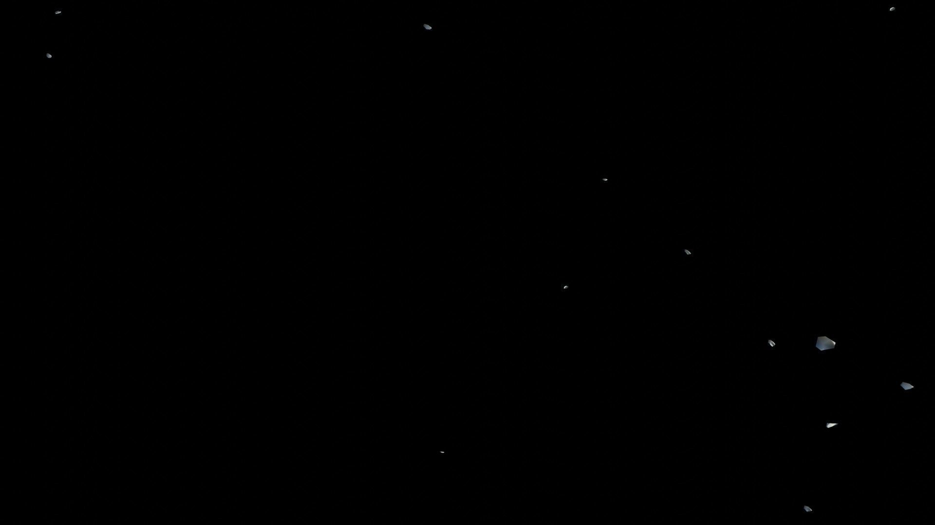 Falling Snow Straight Looping Rigged Animation Low-poly 3D model_5