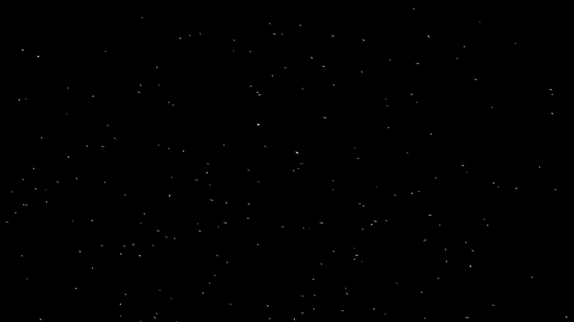 Falling Snow Straight Looping Rigged Animation Low-poly 3D model_9