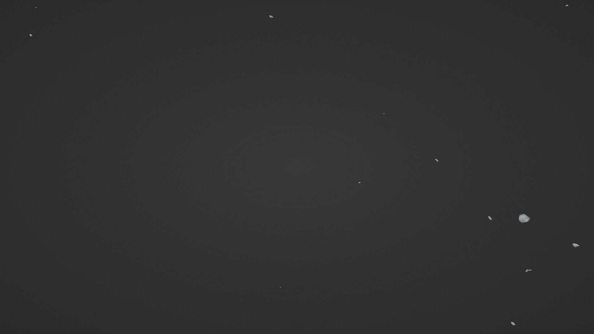 Falling Snow Straight Looping Rigged Animation Low-poly 3D model_6