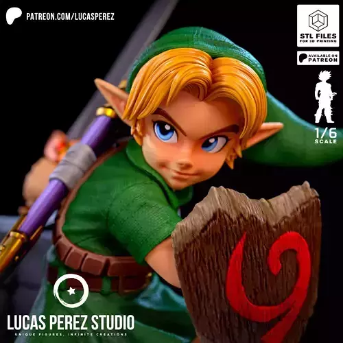 LINK  ZELDA 3D print model