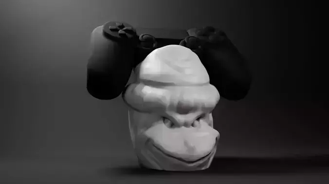 Grinch Printable Gamepad Holder New Year Concept