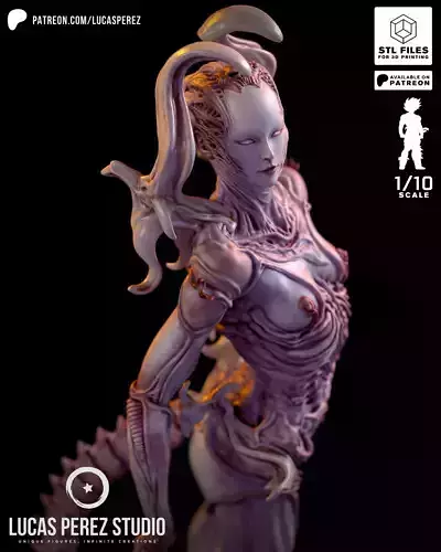 SHIARA DARK BEAUTY 3D print model