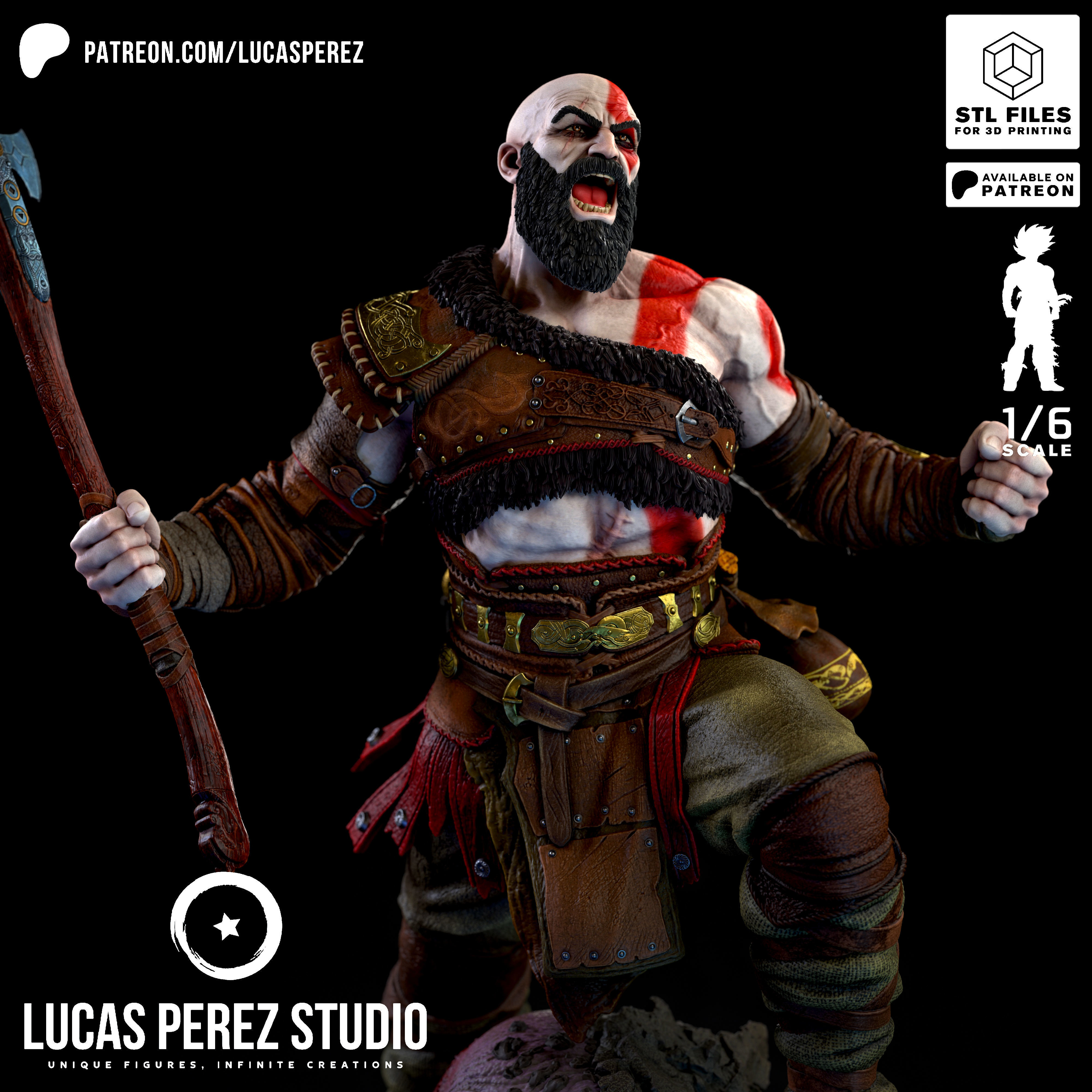 KRATOS 3D print model_1