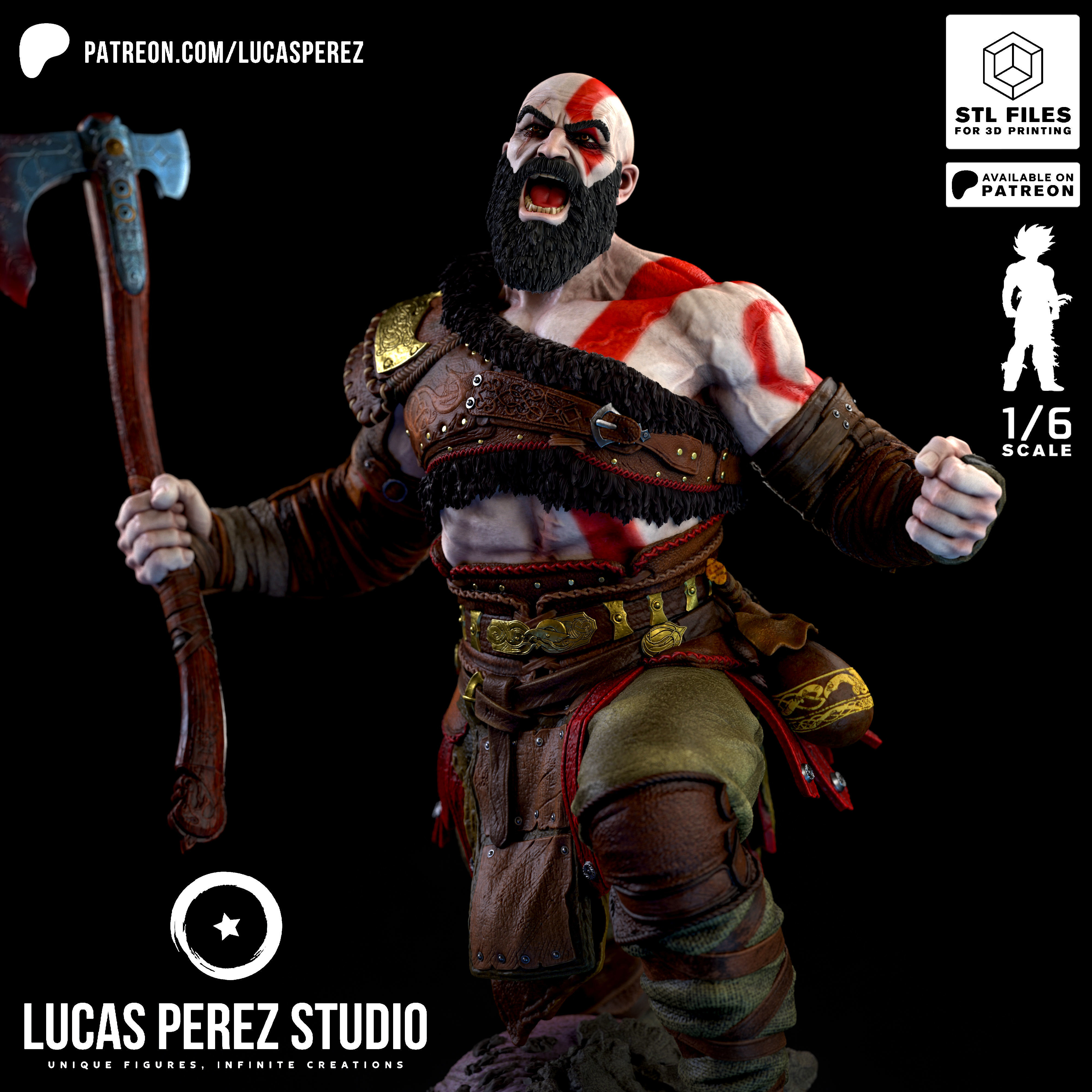 KRATOS 3D print model_7