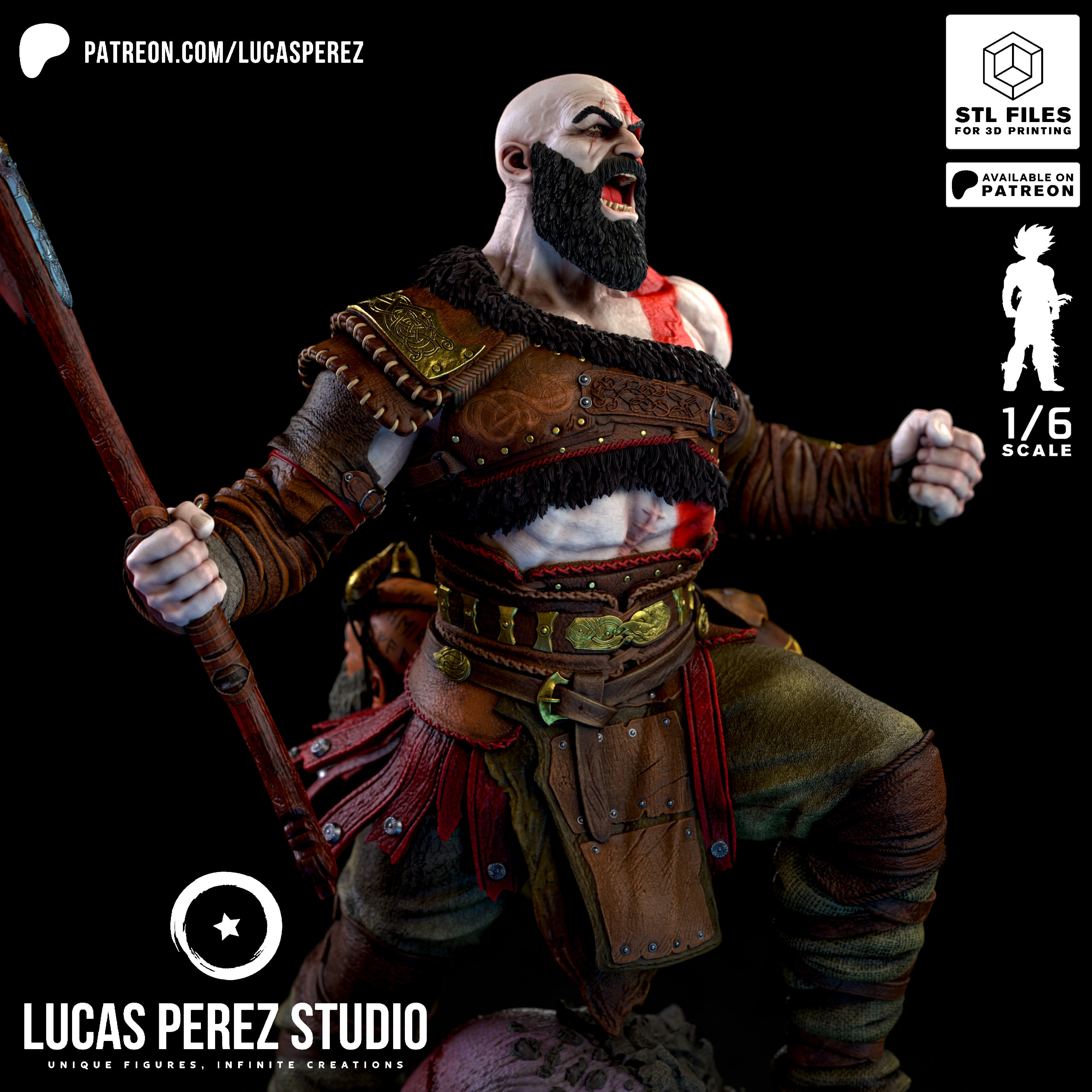 KRATOS 3D print model_2