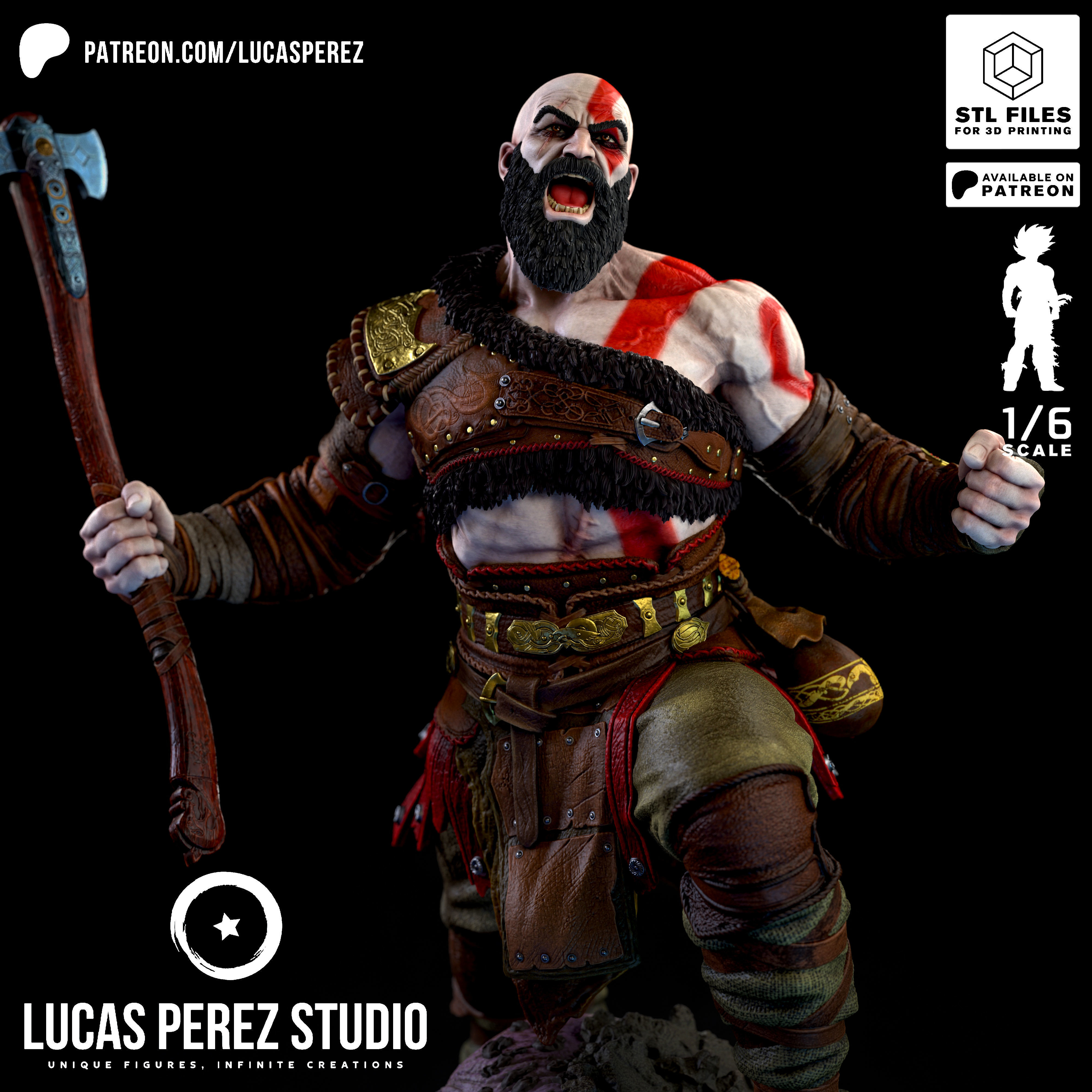 KRATOS 3D print model_8