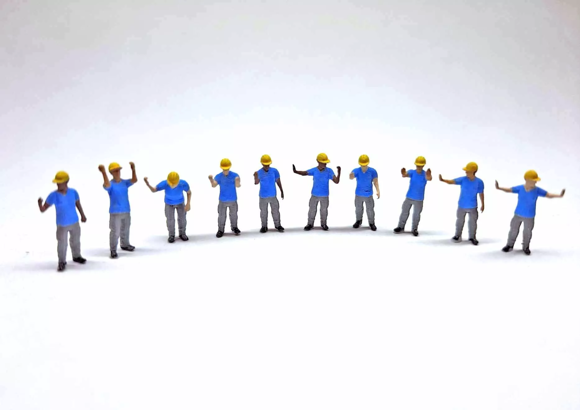 N Scale Workers Signaling Free 3D print model