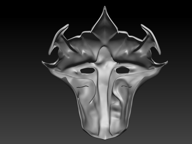 Viktor Arcane and Game Mask 3D print model_4