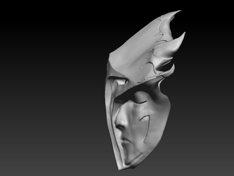 Viktor Arcane and Game Mask 3D print model_7
