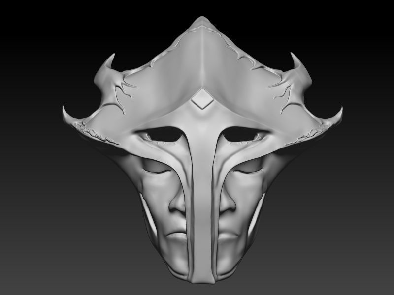 Viktor Arcane and Game Mask 3D print model_5