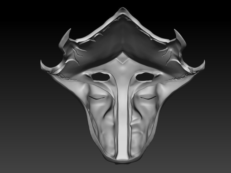Viktor Arcane and Game Mask 3D print model_8