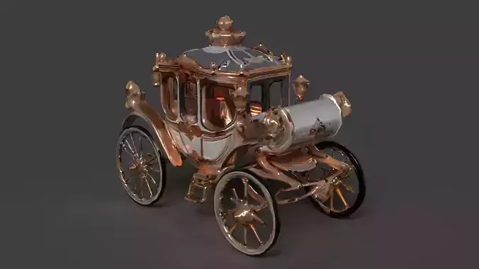 Chinese ancient carriage figure 