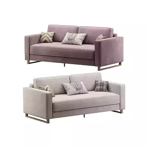 Dunst-Sofa-Textile-Silver