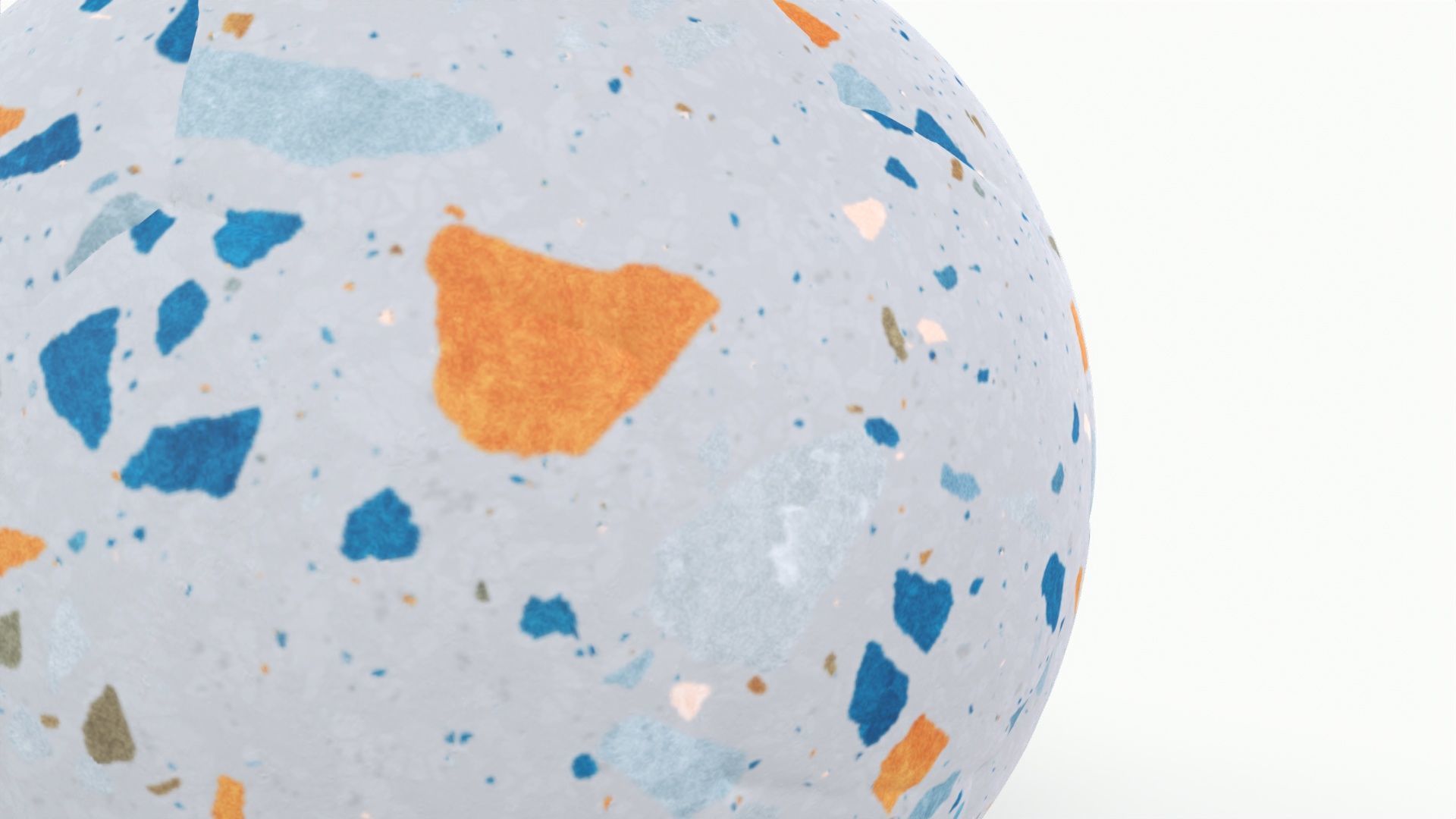 Colorful Football 3D model_7