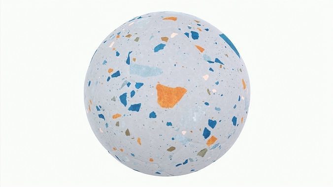 Colorful Football 3D model