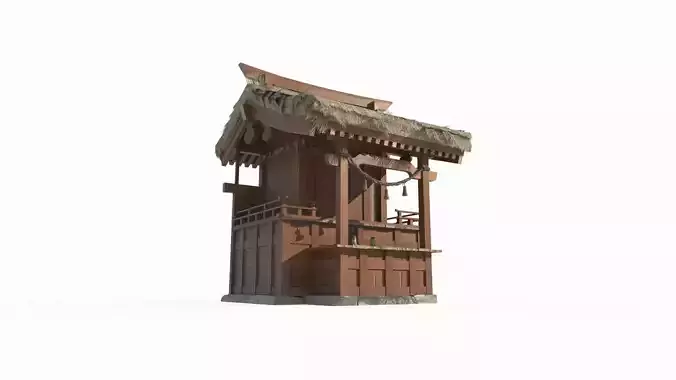 Asian ancient architectural shrines