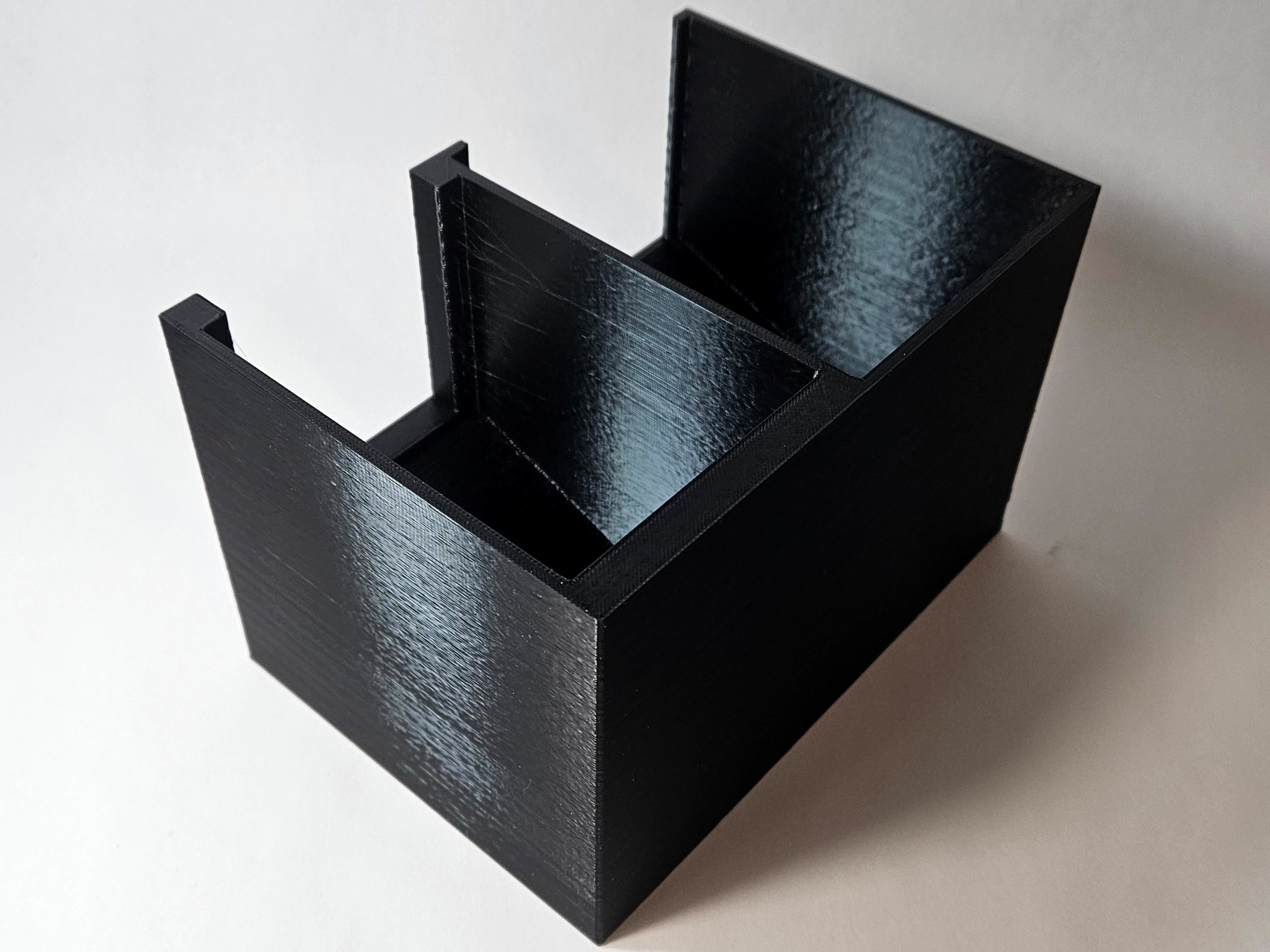 Trading Card Sleeve and Top Loader Dual Holder Box Dispenser  3D print model_2