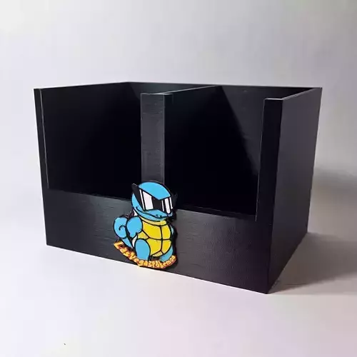 Trading Card Sleeve and Top Loader Dual Holder Box Dispenser  3D print model