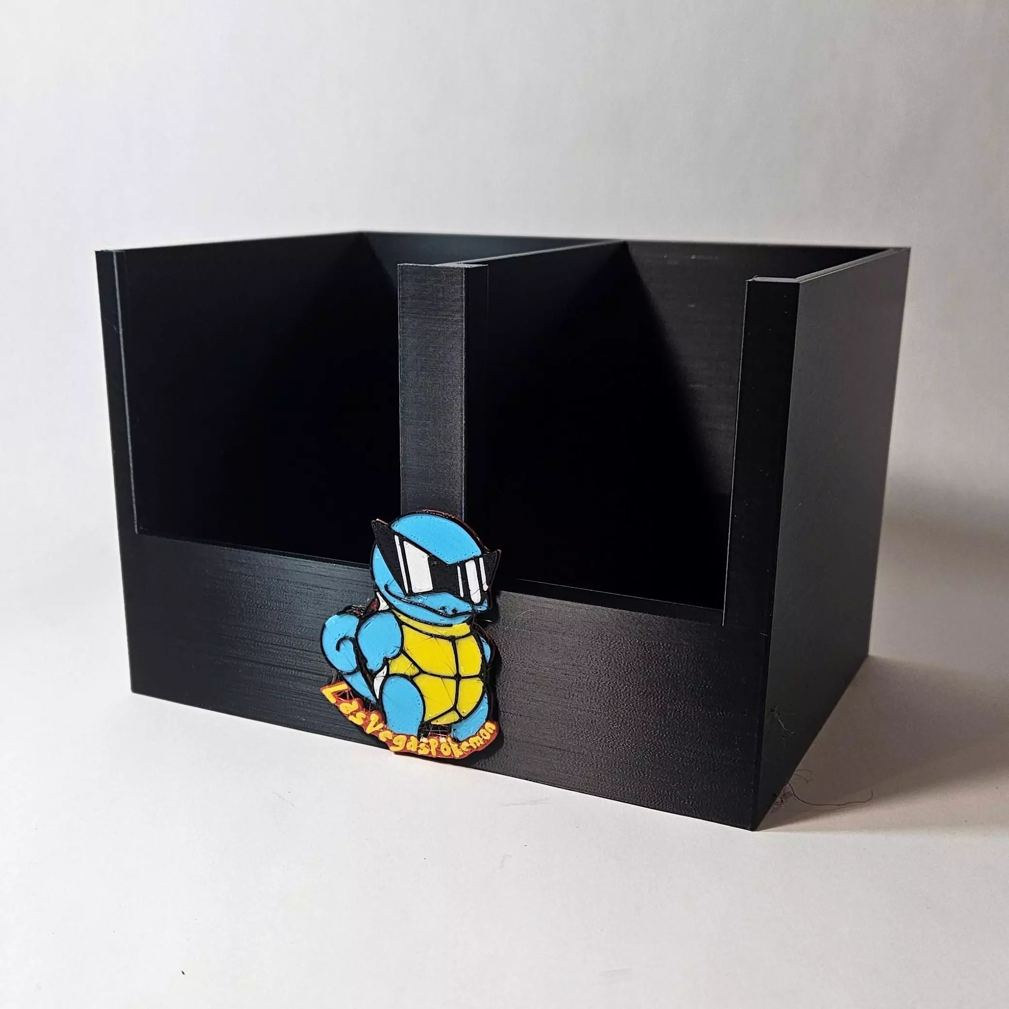 Trading Card Sleeve and Top Loader Dual Holder Box Dispenser  3D print model_0
