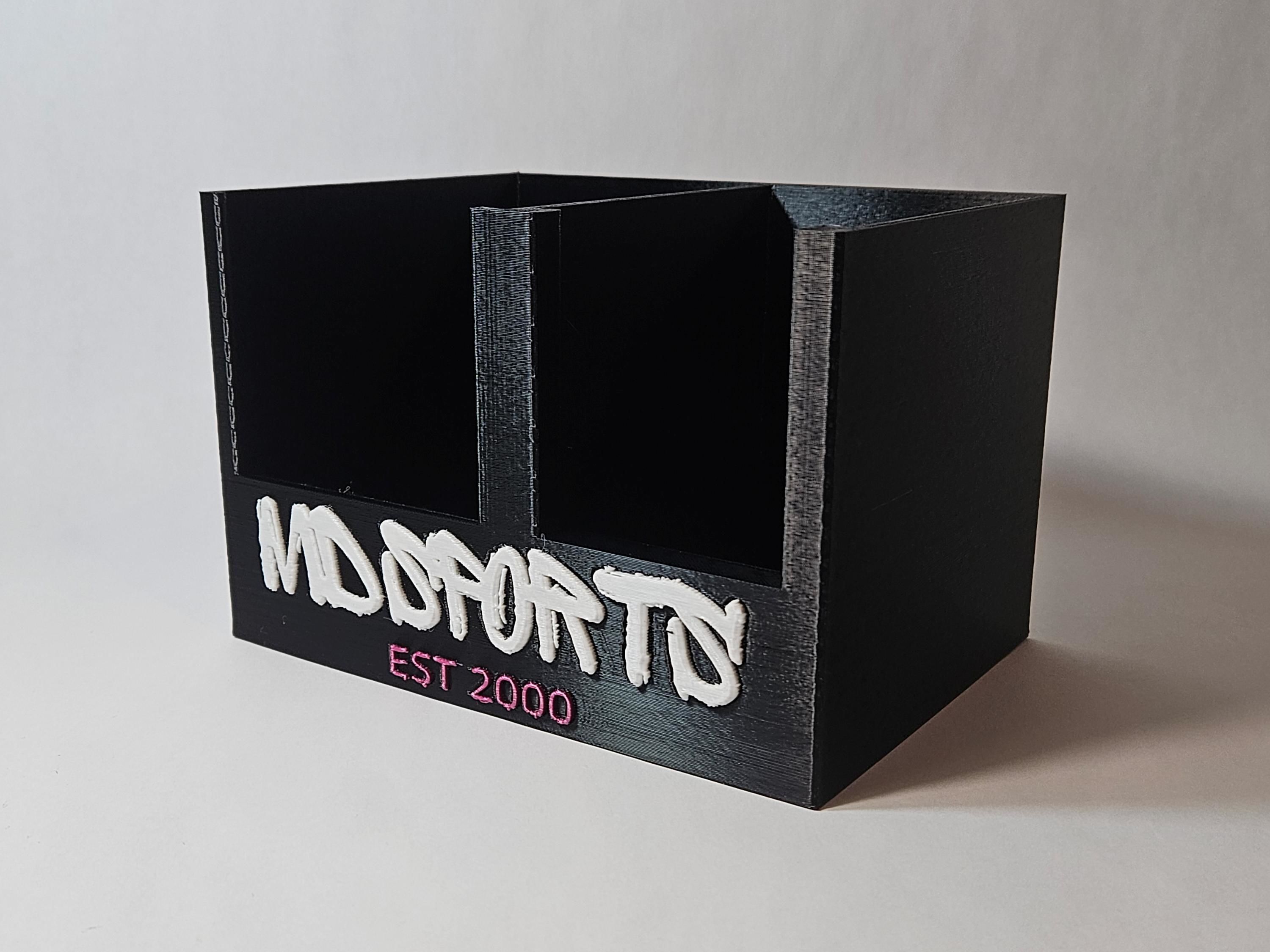 Trading Card Sleeve and Top Loader Dual Holder Box Dispenser  3D print model_3