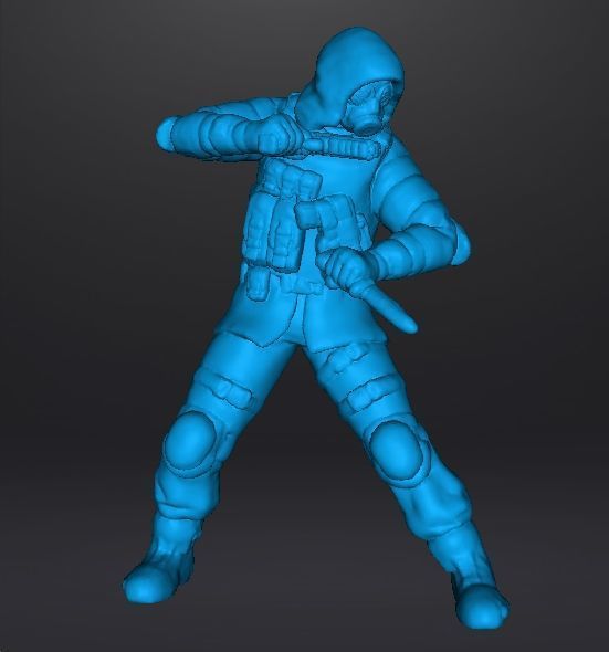 RE VECTOR OPERATOR MINIATURE MODEL HORROR OR SCIFI GAMES RPG DND 3D print model_11