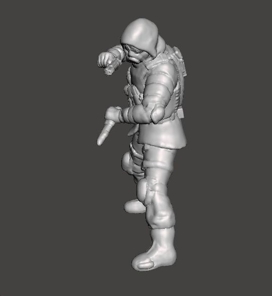 RE VECTOR OPERATOR MINIATURE MODEL HORROR OR SCIFI GAMES RPG DND 3D print model_5