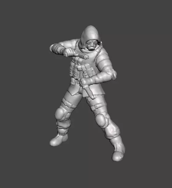 RE VECTOR OPERATOR MINIATURE MODEL HORROR OR SCIFI GAMES RPG DND 3D print model_0