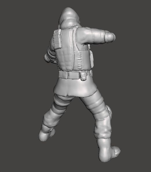 RE VECTOR OPERATOR MINIATURE MODEL HORROR OR SCIFI GAMES RPG DND 3D print model_8