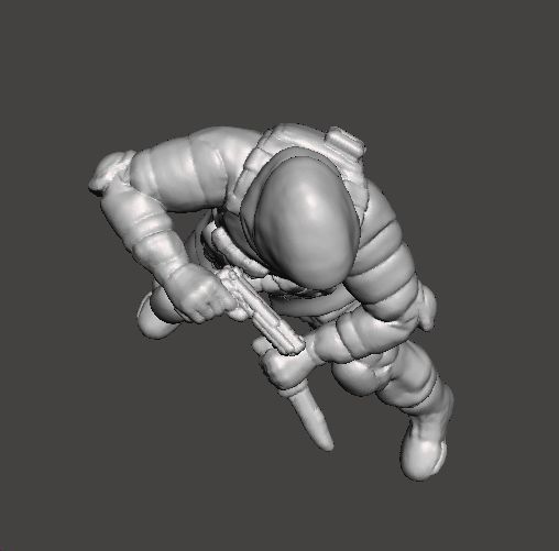 RE VECTOR OPERATOR MINIATURE MODEL HORROR OR SCIFI GAMES RPG DND 3D print model_9