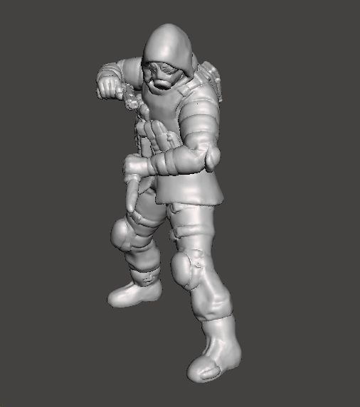 RE VECTOR OPERATOR MINIATURE MODEL HORROR OR SCIFI GAMES RPG DND 3D print model_4