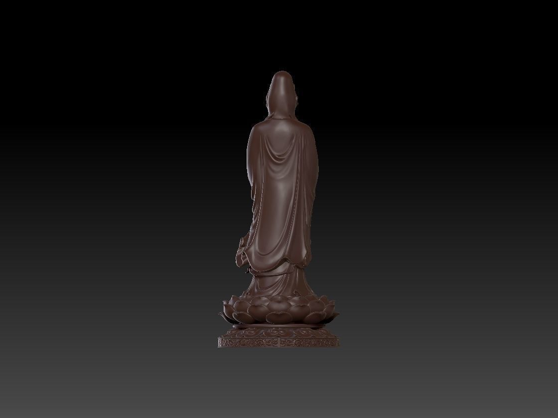 Quanyin  statues model 3D print model_2