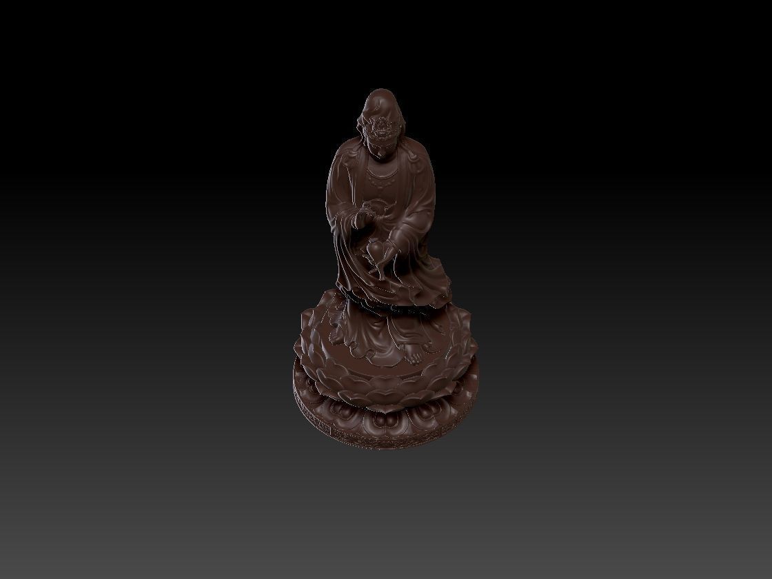 Quanyin  statues model 3D print model_4